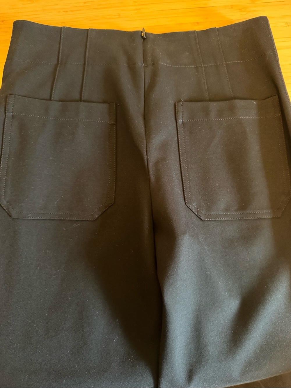 Anthropologie The Colette Crop Bow-Waist Pants by Maeve Size 28P Black - Picture 4 of 4